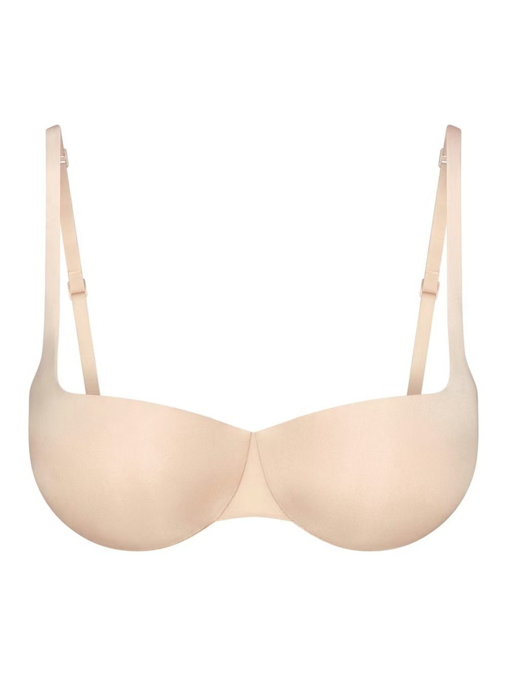 Skims Ultimate Push Up Balconette Bra In Sand